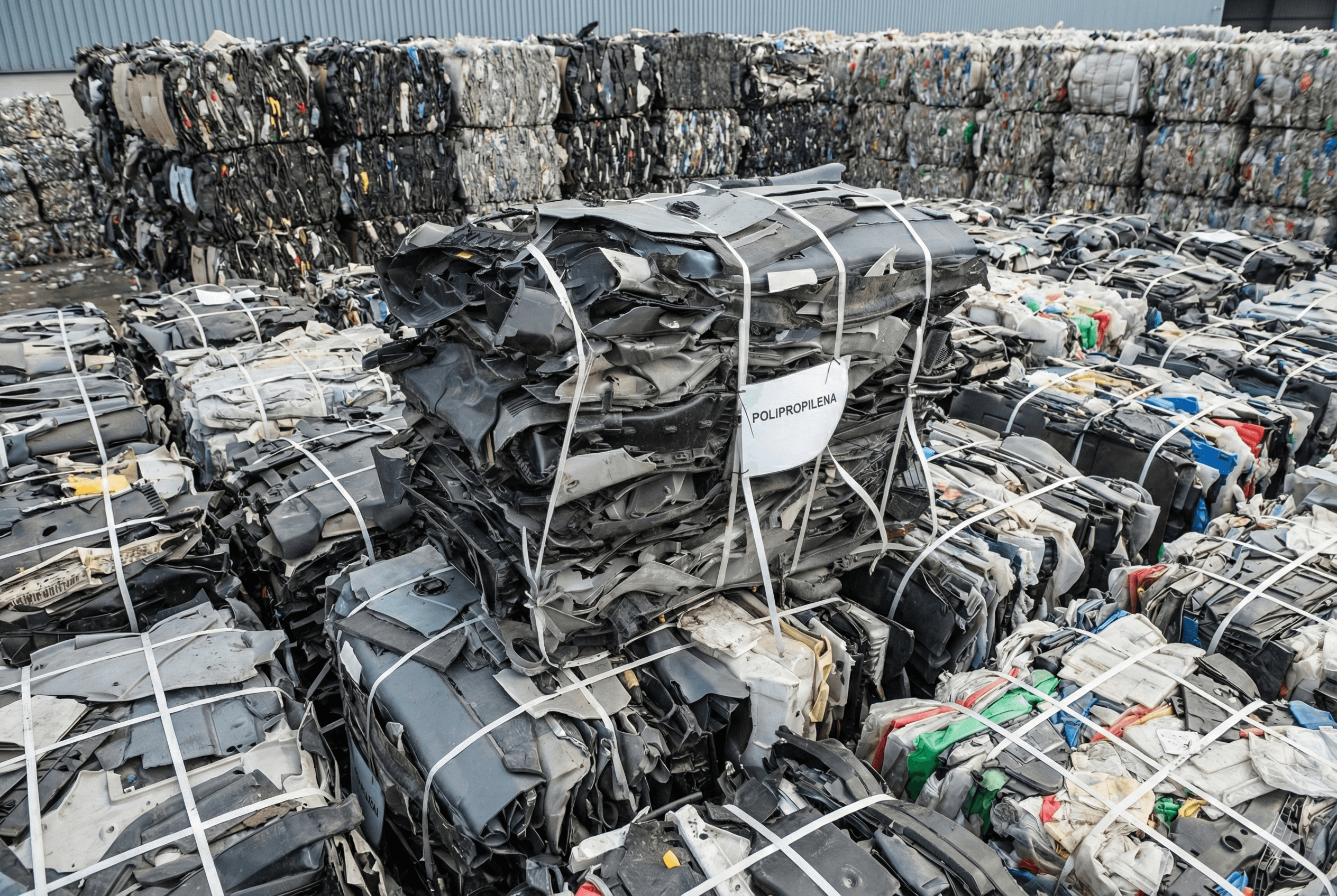 Deșeuri plastic mixte pentru reciclare